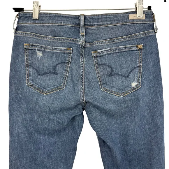 Big Star Kate Relaxed Straight Leg Distressed Jeans Medium Wash Womens Size 27R - Picture 7 of 7